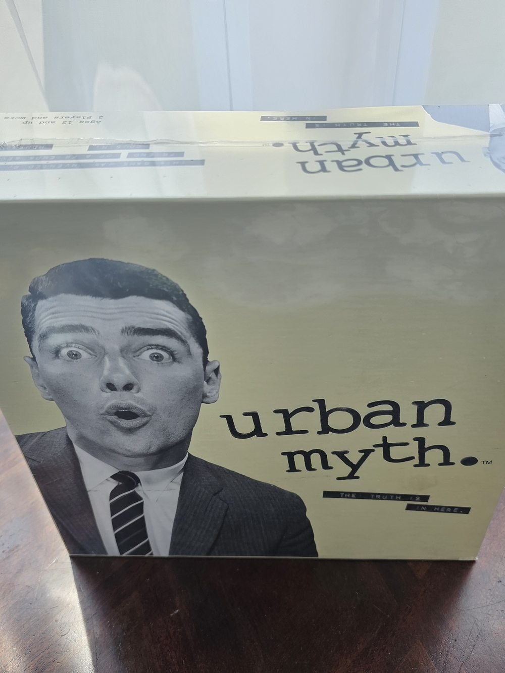Urban Myth Party Board Game - Cream and Black